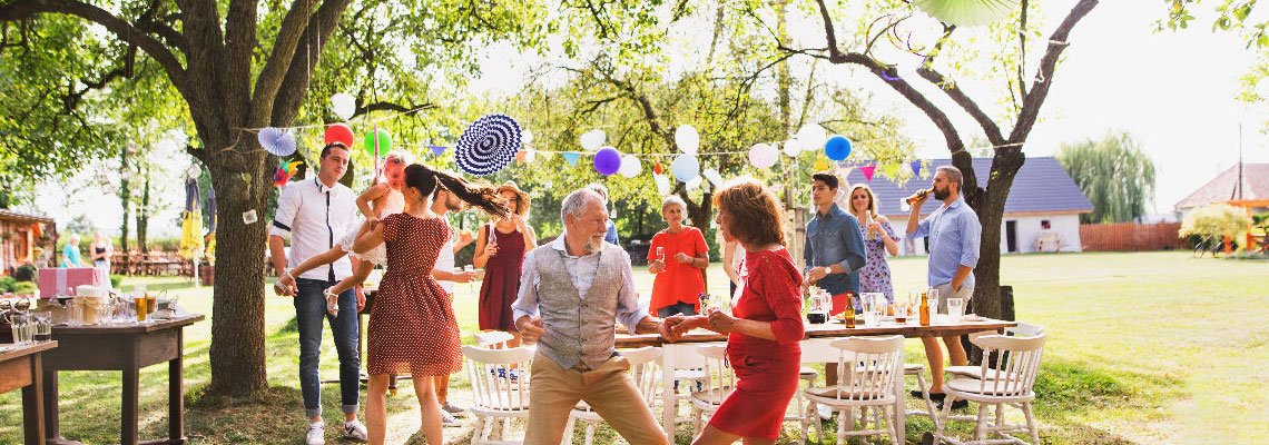 fête dans son jardin